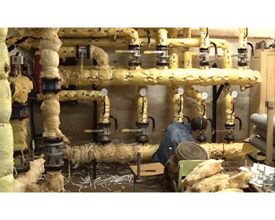 Началась поставка тепла на объектах социальной сферы