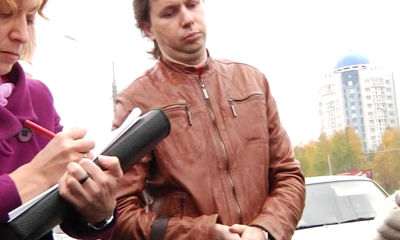 Оперативное видео задержания Дениса Васильева