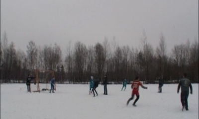 В детском доме состоялся товарищеский матч по футболу с байкерским клубом