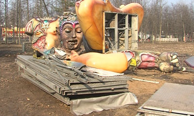 Из Москвы привезли аттракцион ужасов