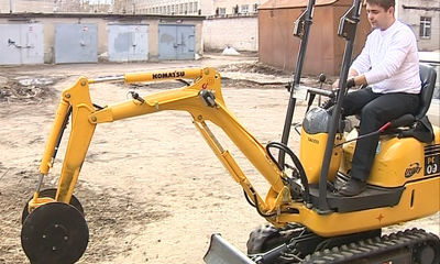 Студенты придумали новый вариант ковша для экскаватора