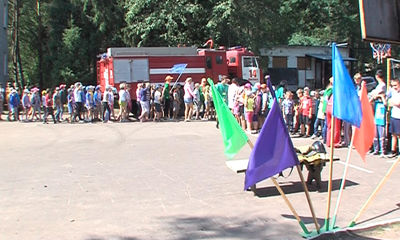 Открытый урок для воспитанников в детском лагере в Дубках