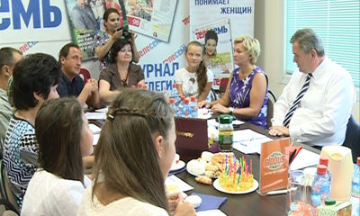 Сергей Ястребов провел неформальную встречу с будущими первоклассниками и их родителями