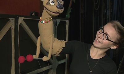 На учебной сцене Ярославского театрального института студенты показали сказку «Таинственный Гиппопотам»