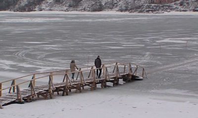 В Тутаеве организована пешая переправа через Волгу