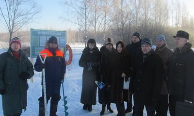 В Некрасовском районе открыли пешую переправу через Волгу
