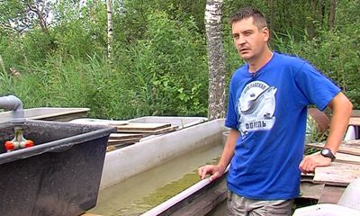 Ярославец на своей ферме разводит форель и стерлядь