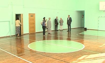 В школе №36 Ярославля отремонтировали спортзал