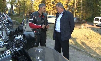 Сергей Ястребов встретился с байкерами из клуба «Черные медведи»