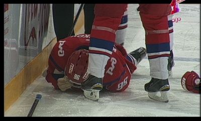 Егор Коршков получил травму в матче против «Авангарда»