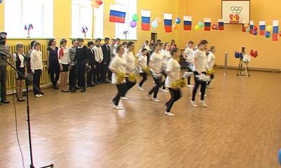 В Спасской общеобразовательной школе открыли обновленный спортивный зал