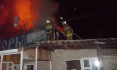 На трассе М-8 сгорело придорожное кафе