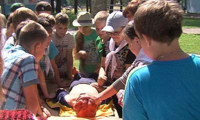 В загородных лагерях Ярославской области проводятся занятия по безопасности