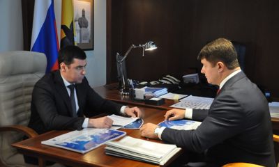 Дмитрий Миронов обсудил с Владимиром Слепцовым благоустройство Ярославля