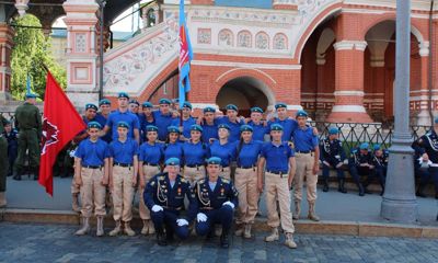 Юнармейцы из Ярославской области приняли участие в параде на Красной площади в Москве