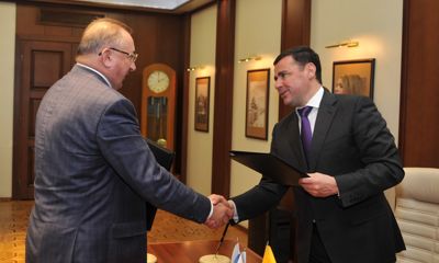 Губернатор Дмитрий Миронов подписал соглашение о сотрудничестве с президентом «Транснефть»