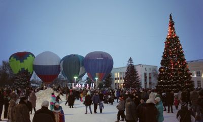 ФОТО: Мне бы в небо: Над Переславлем поднялись воздушные шары