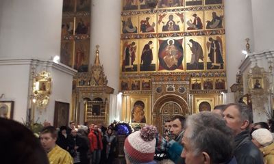 В Успенском соборе стартовала рождественская литургия