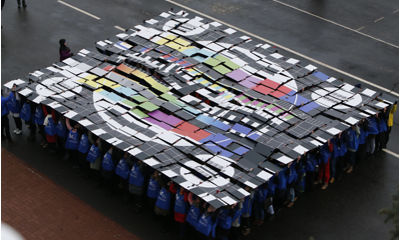 Ярославцы отпраздновали переход на цифровое вещание флешмобом