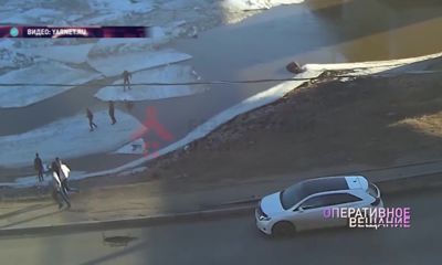 ВИДЕО: Ярославские подростки устроили «классики» на тонком весеннем льду