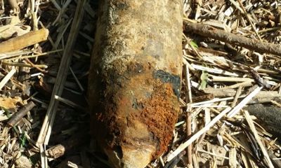 Опасная находка: рыбинец обнаружил артиллерийский снаряд