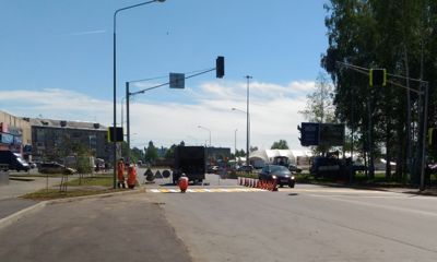 В Рыбинске установили две новые остановки и светофоры