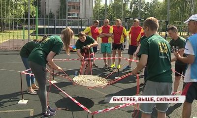 Молодые профактивисты соревновались в скорости и ловкости