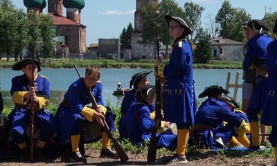 В селе Великом состоялась реконструкция Полтавской битвы