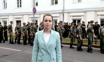 Курсанты-выпускники репетируют прощание с родной академией