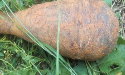 В Брагине местные жители нашли артиллерийский снаряд