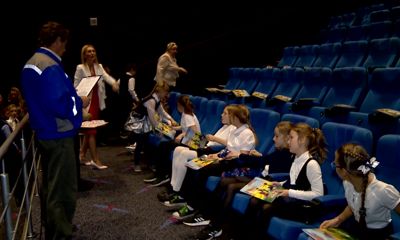 Ученикам начальных классов показали мультфильмы про электробезопасность