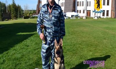 Кинолог из Ярославской области занял третье место на соревнованиях Министерства внутренних дел