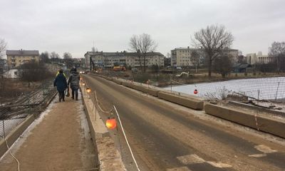 В Большом Селе ремонтируют мост через Юхоть по поручению Дмитрия Миронова