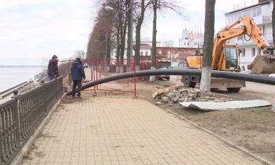 Водоканал меняет изношенный дюкер через Волгу в Ярославле