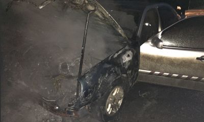 В Ярославском районе прямо на трассе загорелась машина