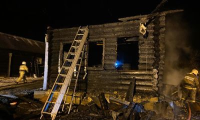 «Первый Ярославский» публикует видео из Борисоглебского района, где в огне погибли трое детей