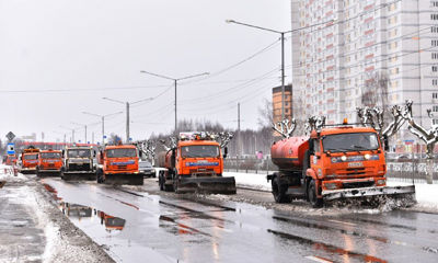 На уборку Ярославля после снегопада вышли 250 спецмашин