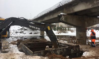 Ремонт моста в Большом Селе идет в соответствии с графиков