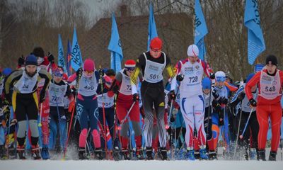 На старт «Лыжни России» в спорткомплексе «Подолино» вышли 1500 человек