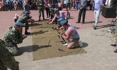 «Крылатая пехота» России отметила свой юбилей