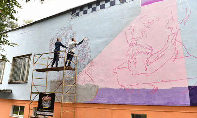 Ко Дню города несколько ярославских зданий распишут художники-граффитисты