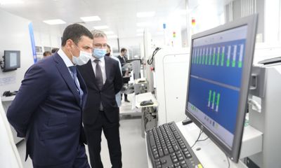 Дмитрий Миронов посетил запуск новой линии на Рыбинском заводе приборостроения