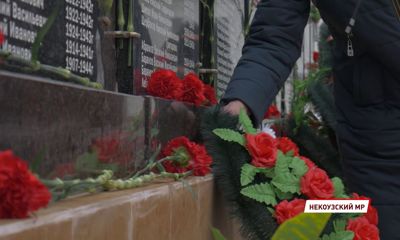 В селе Воскресенское открыли памятный мемориал павшим на войне землякам