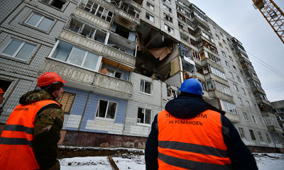 В пострадавшем от взрыва газа доме на Батова начали противоаварийные работы