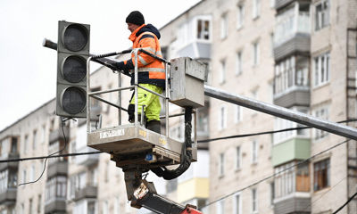 В Заволжском районе началась модернизация светофоров
