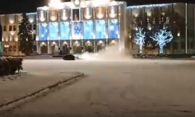 Сотрудники полиции установили водителя, устроившего ночной «дрифт» на Советской площади