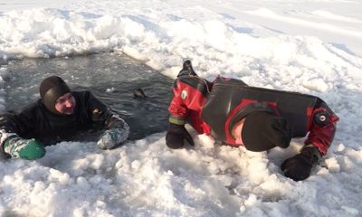В Ярославле накануне Крещения спасатели провели учения