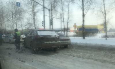 В Дзержинском районе на том же месте, что и утром, произошло новое ДТП