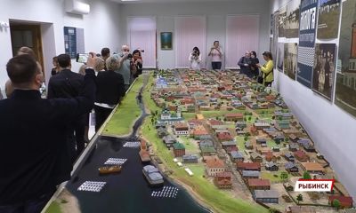 Спустя ровно 80 лет: в Рыбинске представили макет затопленной Мологи