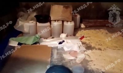 В Ярославской области изъяли 80 килограммов наркотиков, произведенных в подпольной лаборатории